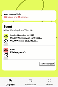 Trip in Progress Screenshot